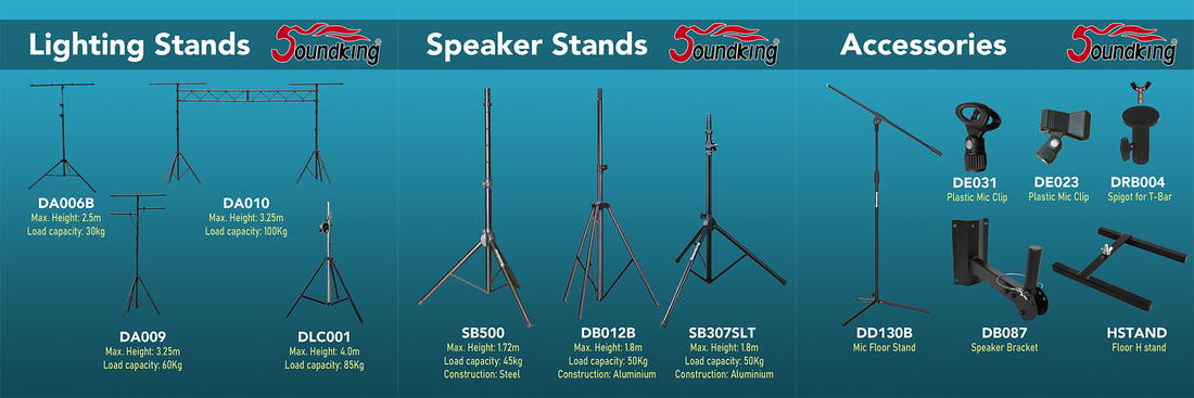 Product Spotlight - Sound King Stands and Accessories