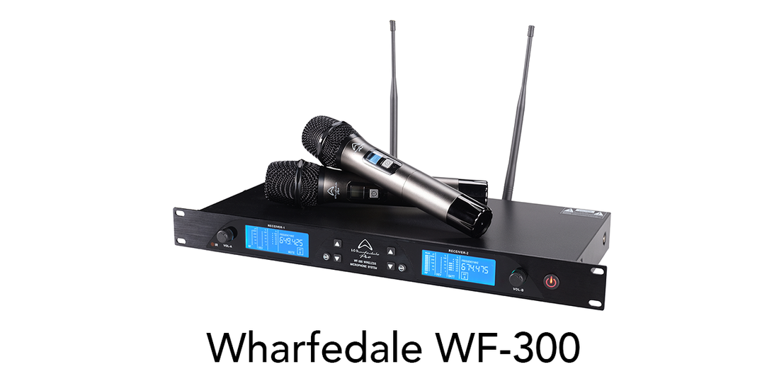 Wharfedale WF300 Dual Wireless Microphone System Now Available