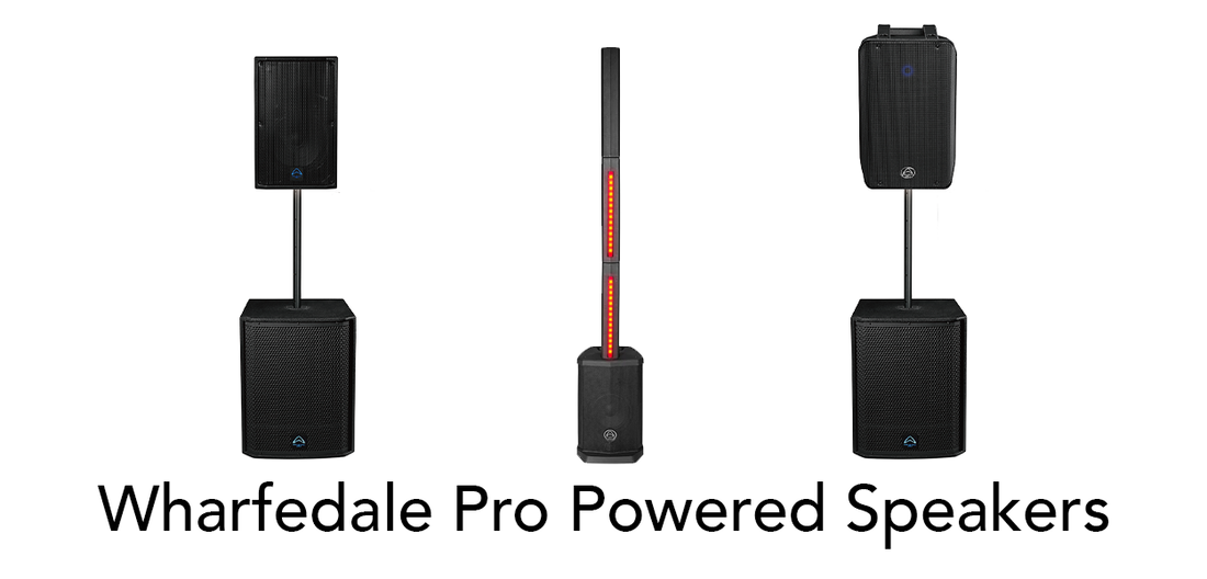 Wharfedale Pro Powered Speakers in stock