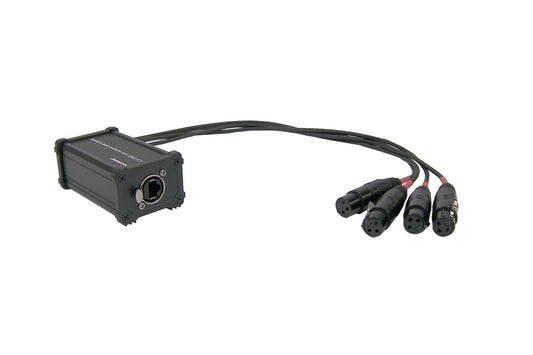 CXA032 - NETWORK EXTENDER 4*XLR(3P)female-RJ45