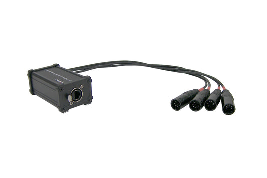 CXA033 - NETWORK EXTENDER 4*XLR(5P)male-RJ45