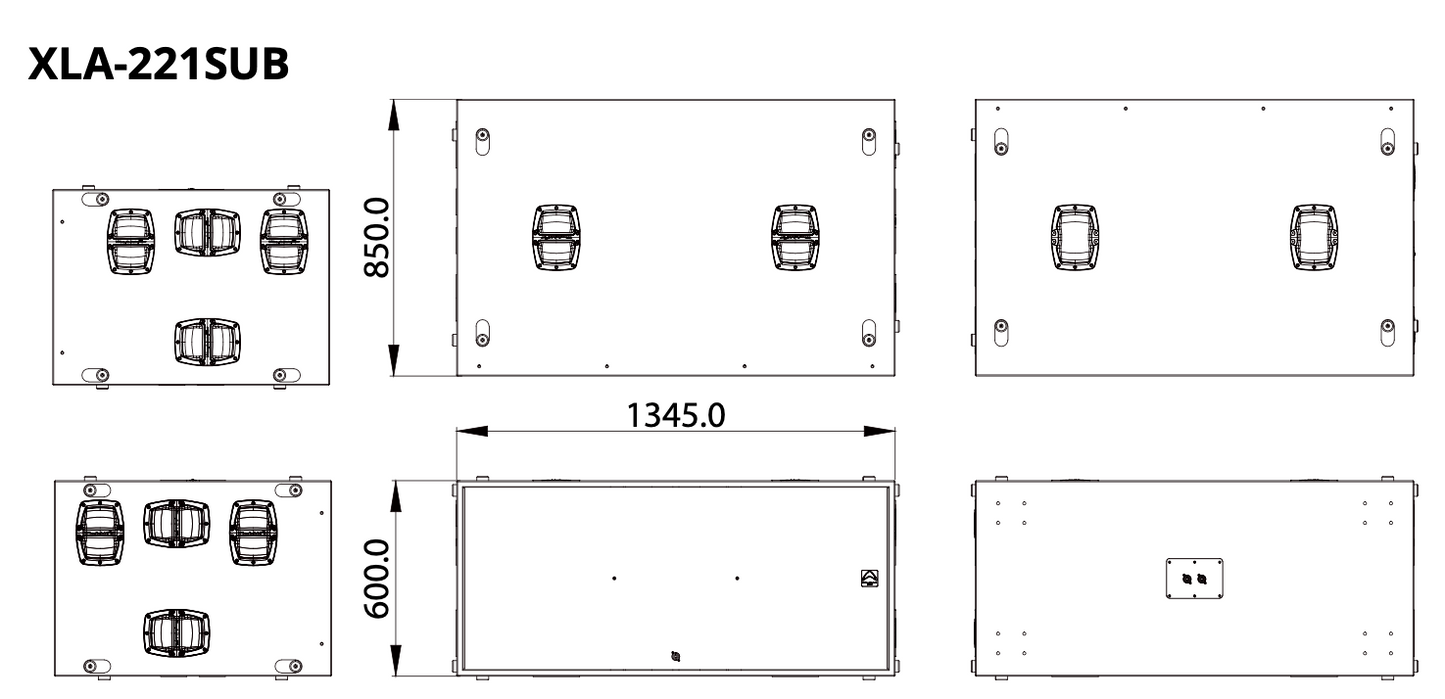 Wharfedale Pro XLA-221SUB - Passive Line Array Subwoofer