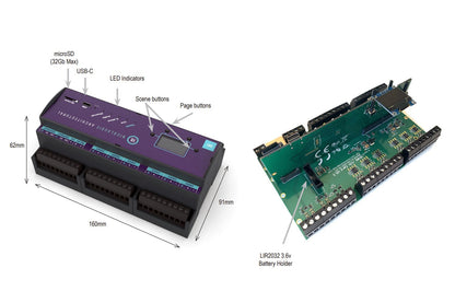 DINA-DR1LITE DIN Rail Mounted Lighting Controller