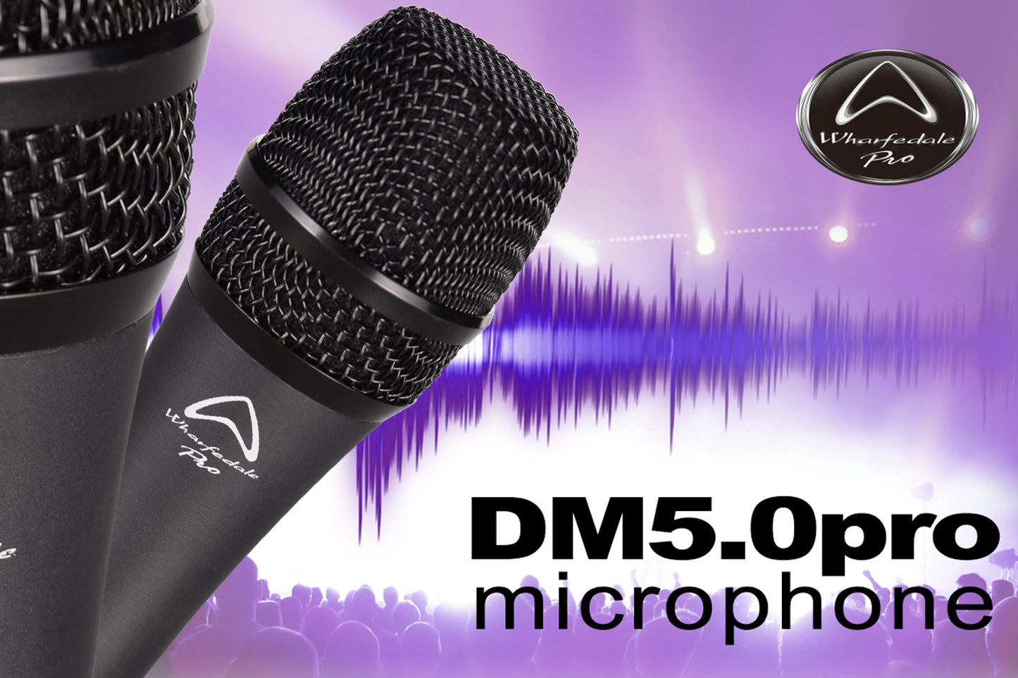 Wharfedale Pro DM5.0Pro Super Cardioid Dynamic Microphone