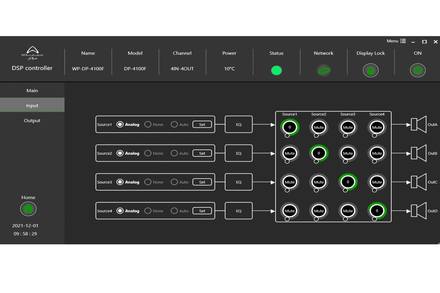 Wharfedale Pro DP-2200F Amplifier