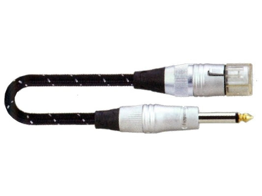 FCMJML5 - XLR 3-F to TS-M 6.5mm Jack Signal Lead (5m)