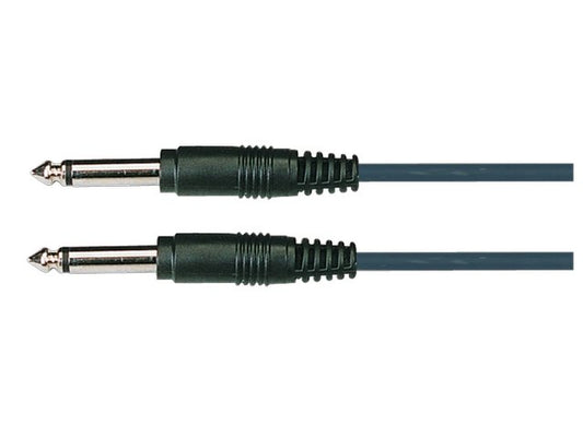 MJMJ6 - TS-M 6.35mm Jack to TS-M 6.35mm Jack Signal Lead (6m)